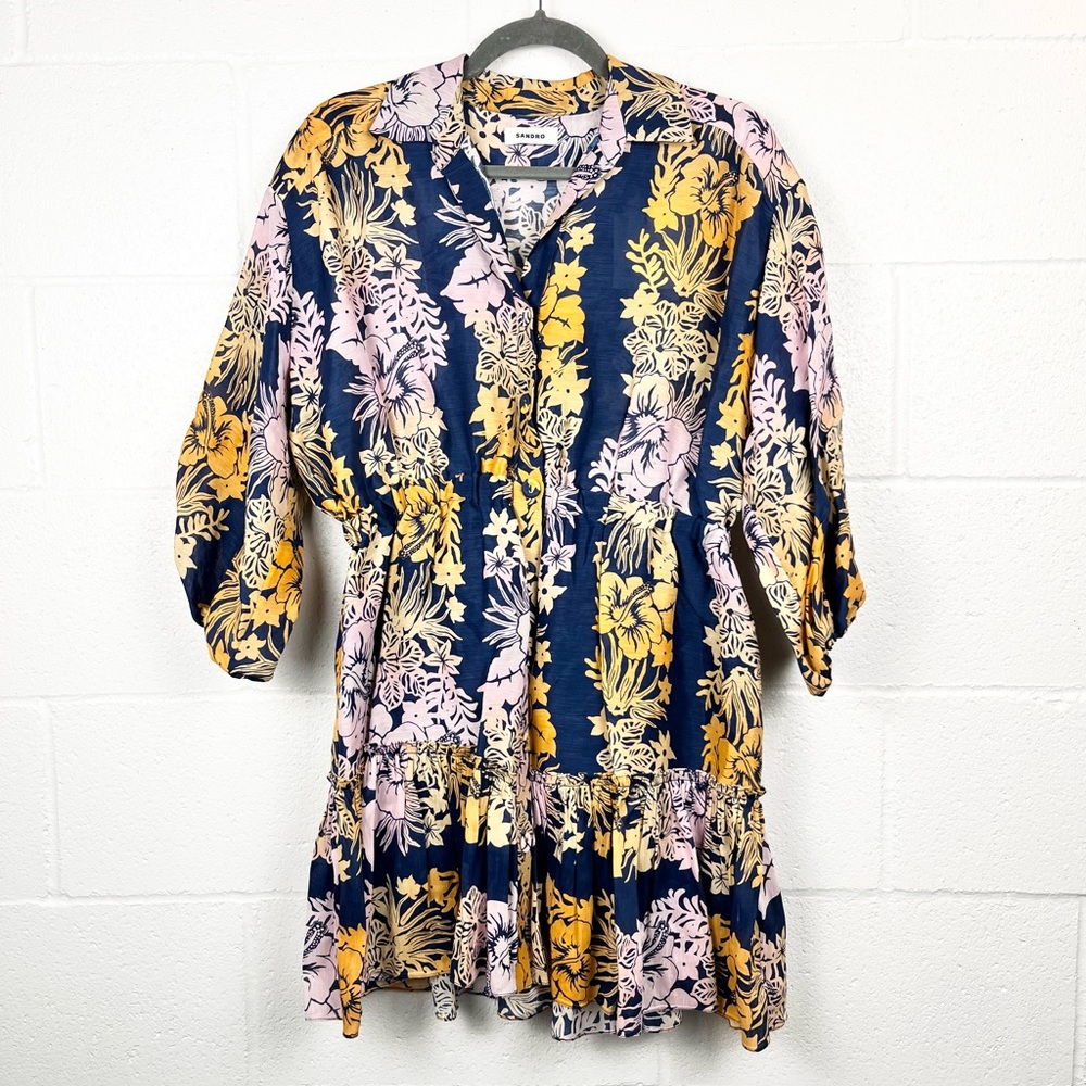 Sandro Linen Dress - Picture 2 of 16